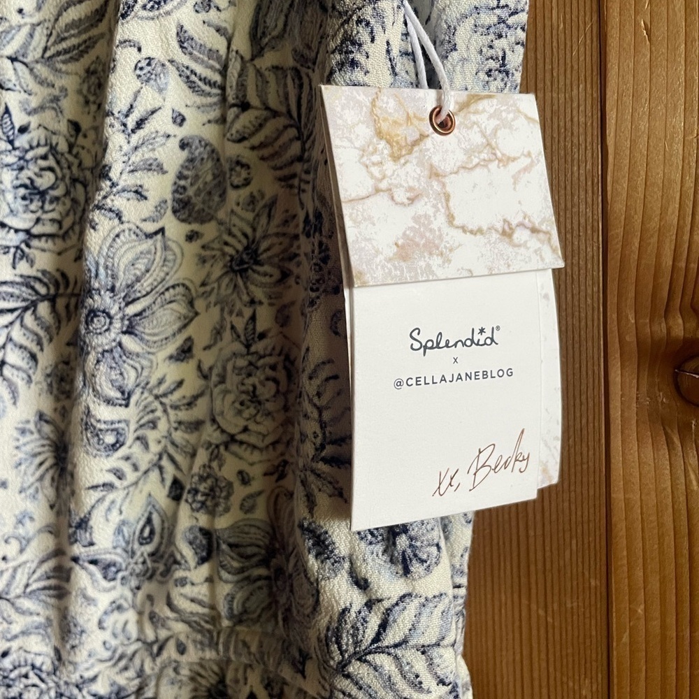 NWT Splendid x Cella Jane Blog printed surplus jumpsuit - Picture 9 of 10